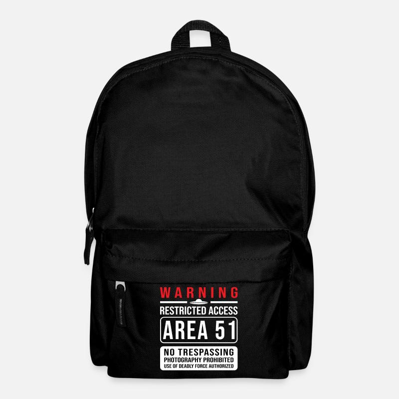 Area 51 Alien Aliens Ufo Gift Idea Gift - Backpack - black