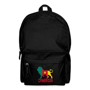 Lion du Cameroun - Sac à dos - noir - Devant