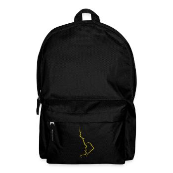 Liebespaar singleline - Rucksack - Schwarz - Vorne