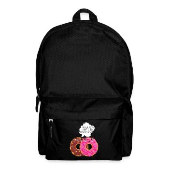 Donut Liebe Partner Beziehung Freund Witz Lustig - Rucksack - Schwarz - Vorne