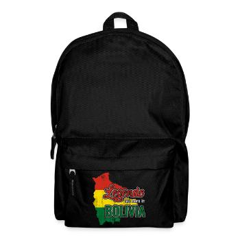 Legends are born in Bolivia - Backpack - black - Front