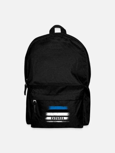 Estland Vintage Flagge - Rucksack - Schwarz