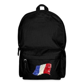 France ✅ France Flag ✔ - Backpack - black - Front
