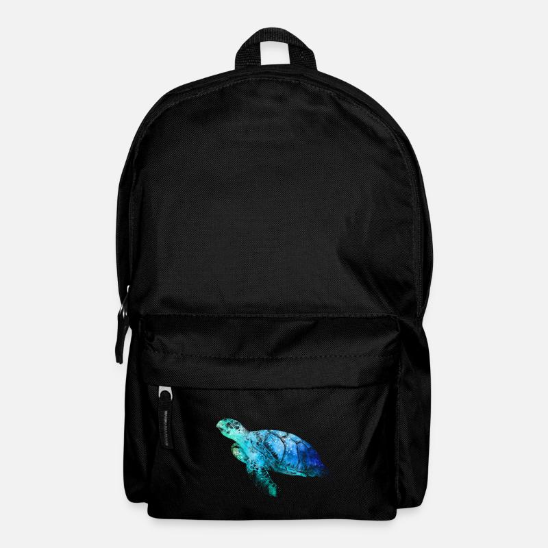 Meeresschildkröte - Rucksack - Schwarz