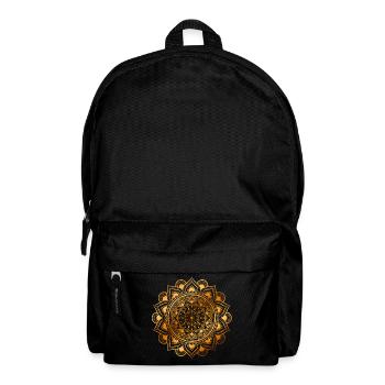 Mandala-Traum - Rucksack - Schwarz - Vorne