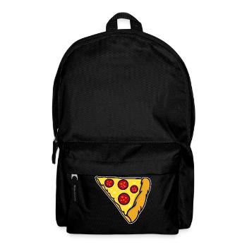 Partner look | Pizza love couple couple funny - Backpack - black - Front