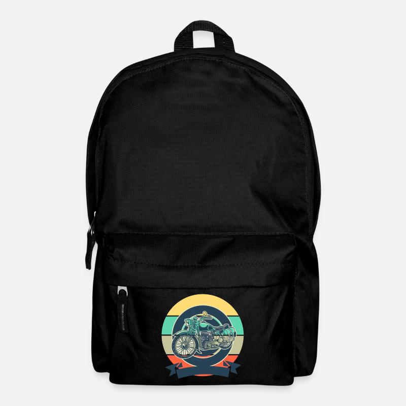 Motorrad - Rucksack - Schwarz