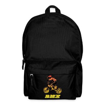 Fahrrad bmx Mountainbike - Rucksack - Schwarz - Vorne