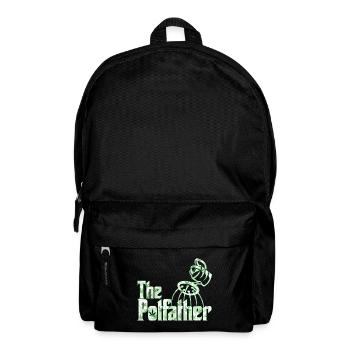 The Potfather | Gärtner Züchter Geschenk - Rucksack - Schwarz - Vorne