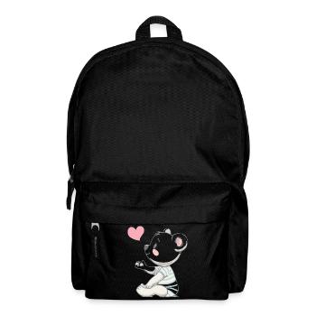 Teddybär - Rucksack - Schwarz - Vorne