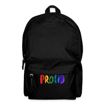 Proud Gay Gay Lgbt Rainbow Marriage Tolerance Csd - Backpack - black - Front