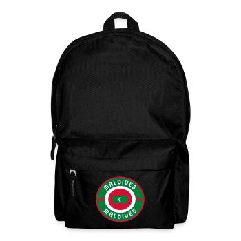 Cercle maldives / Idée de cadeau - Sac à dos - noir - Devant