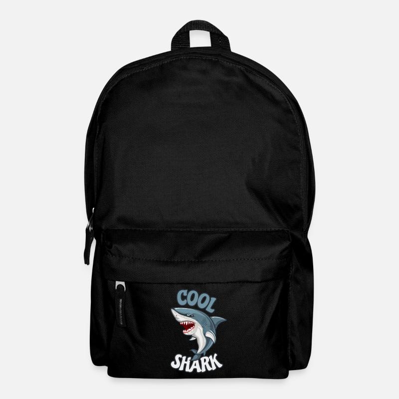 Requins cool animaux marins océan cool requin - Sac à dos - noir