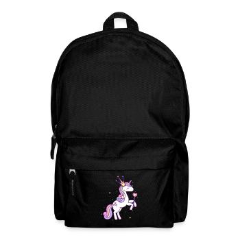 Unicorn Princess Crown Star Staff chaussures rose - Sac à dos - noir - Devant