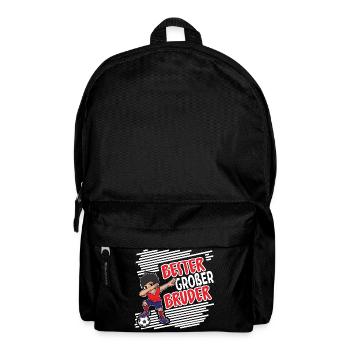Bester Großer Bruder.. Fußball Dabbing - Rucksack - Schwarz - Vorne