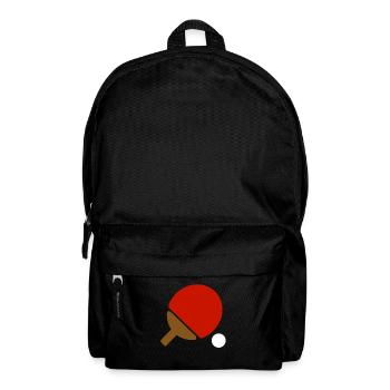 Table tennis table tennis table tennis bats - Backpack - black - Front