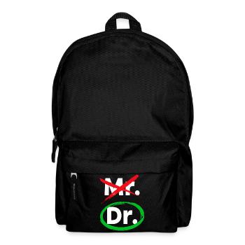 Doctor Doctor Specialist Statement Emergency Doctor Statement - Backpack - black - Front