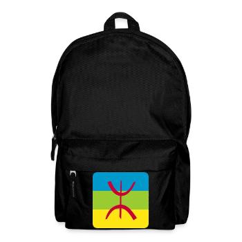 autocollant drapeau berbère réf amazigh - Sac à dos - noir - Devant