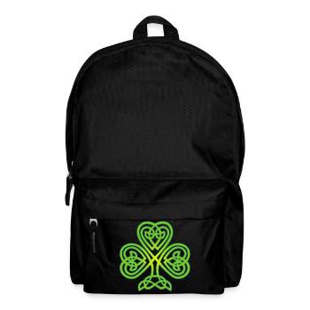 Irish clover - Backpack - black - Front
