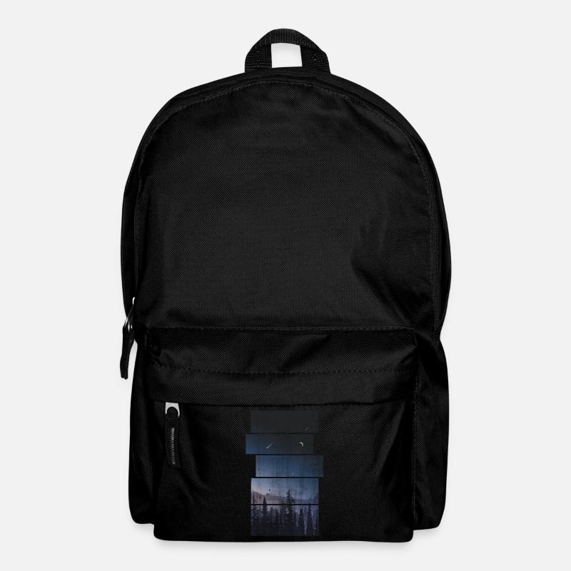 Natur-Landschaft - Rucksack - Schwarz