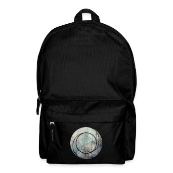 Berg natur geometrie - Rucksack - Schwarz - Vorne