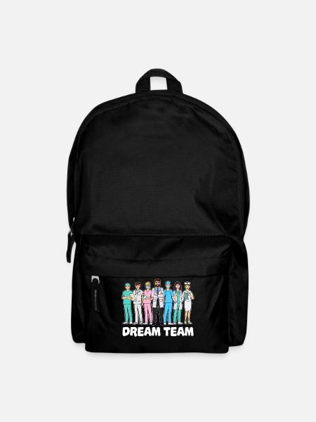 Médecin équipe assistant médecin médecin spécialiste infirmière - Sac à dos - noir