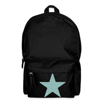 Stern mit fünf Punkten - Rucksack - Schwarz - Vorne