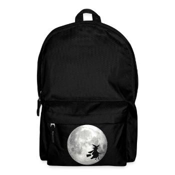 Pleine lune avec sorcière - Sac à dos - noir - Devant