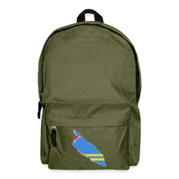 Aruba - Backpack - olive green - Front