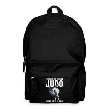 Judo fighter - Backpack - black - Front