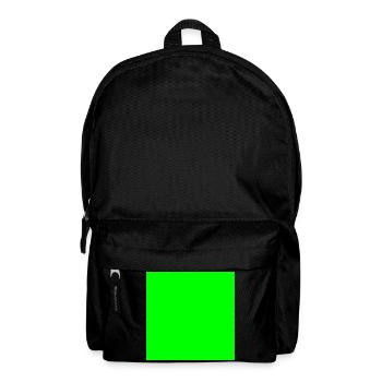 grüner Hintergrund Textur Vorlage personalisieren - Rucksack - Schwarz - Vorne