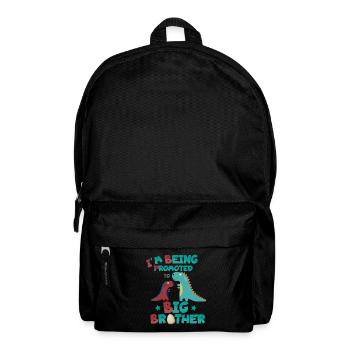 Grands frères de dinosaures - Sac à dos - noir - Devant