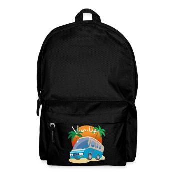 Van Life, RV, Camping Vacation - Backpack - black - Front