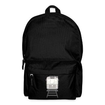 Tram, Straßenbahn - Rucksack - Schwarz - Vorne