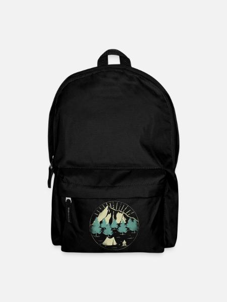Mountains nature tents - Backpack - black