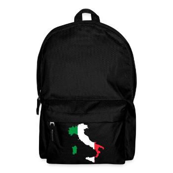 Italy Flag Map Gift Idea - Backpack - black - Front