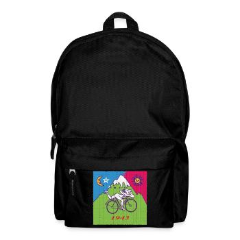 Albert Hofmann Fahrradtag LSD Löschblatt - Rucksack - Schwarz - Vorne