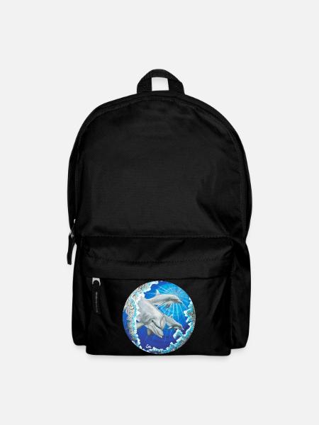Neugierige Delfine - Sonja Ariel von Staden - Rucksack - Schwarz
