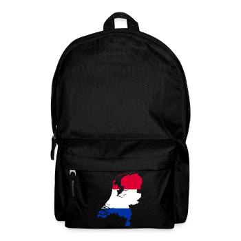 Netherlands Flag Map Gift Idea - Backpack - black - Front