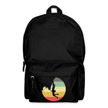 Mountaineering Climbing Gift Bouldering Retro Cool - Backpack - black - Front