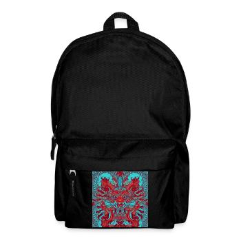 néon bali petit - Sac à dos - noir - Devant