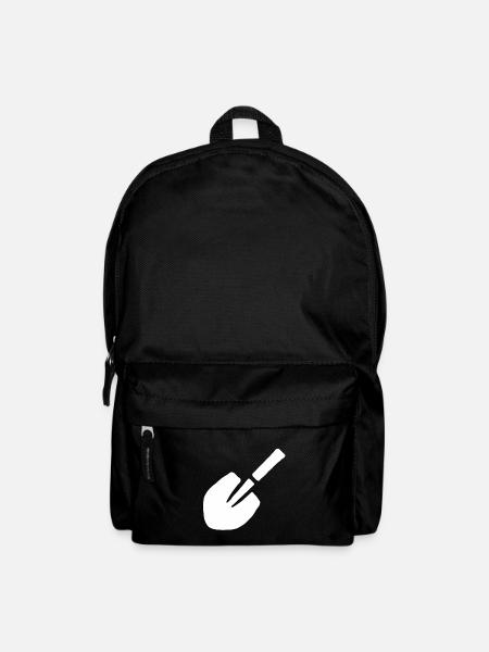 Schaufel Gärtner Spaten Garten Hobbygärtner - Rucksack - Schwarz