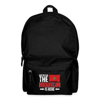 Ne t'inquiète pas, le marocain est là - Sac à dos - noir - Devant