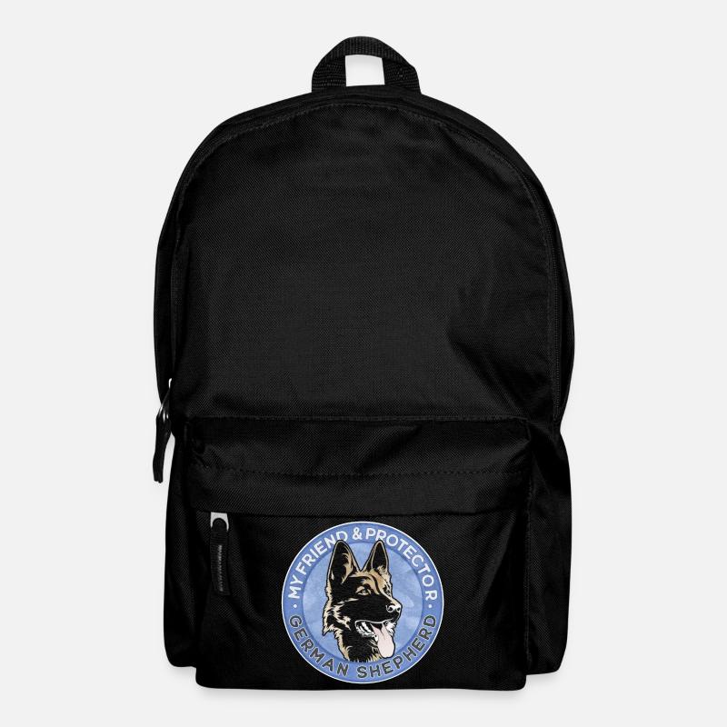 Deutscher Schäferhund, Freund - Rucksack - Schwarz