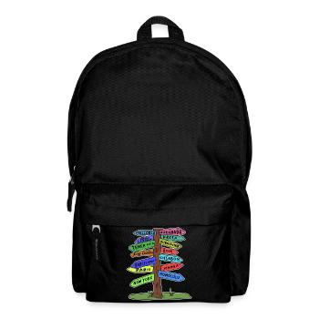 Travel travel vacation holidays summer time out - Backpack - black - Front