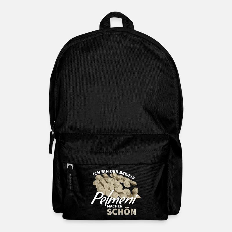 Pelmeni machen schön Geschenk - Rucksack - Schwarz