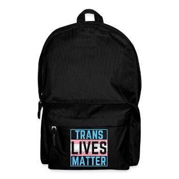 Transgender life - Backpack - black - Front