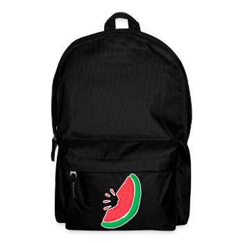 Caribbean island watermelon vacation vacation summer - Backpack - black - Front