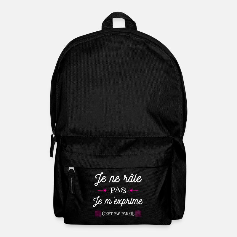 I DON'T GRUMBLE I SPEAK OUT - Backpack - black