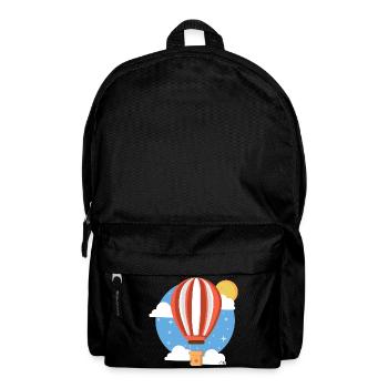 Ballon céleste coloré - Sac à dos - noir - Devant